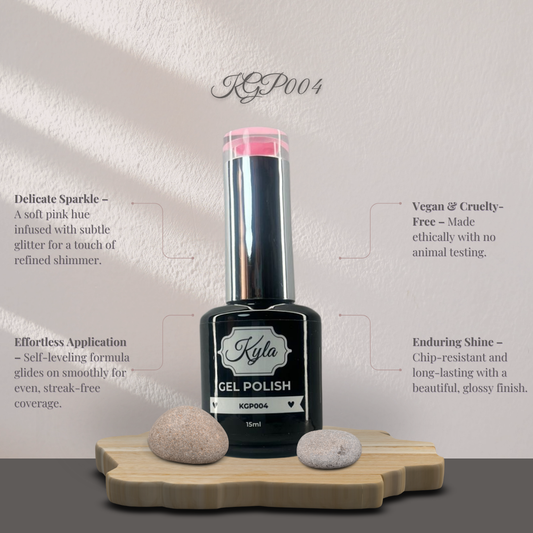 Kyla Gel Polish – KGP004 (Baby Pink Shimmer)