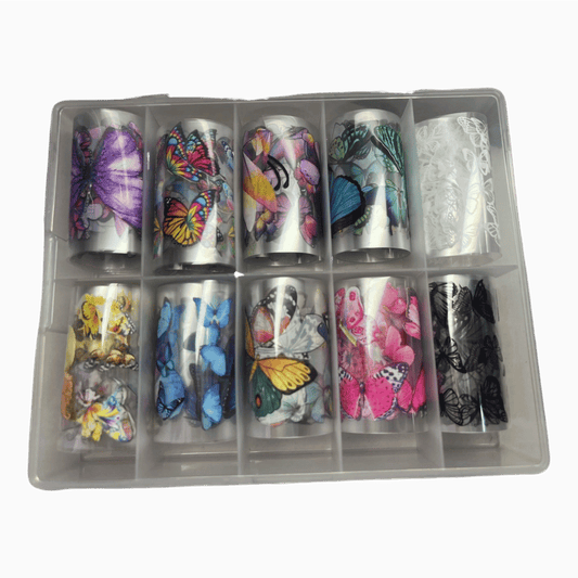 Nail Art Foil Box - Butterflies