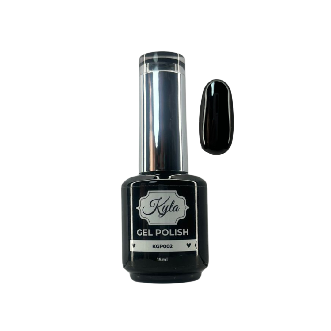 Kyla Gel Polish - KGP002 (Solid Black)
