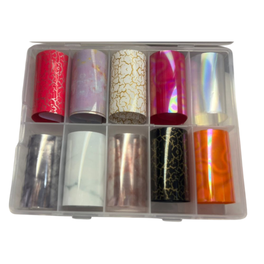 Nail Art Foil Box - Marbel 2